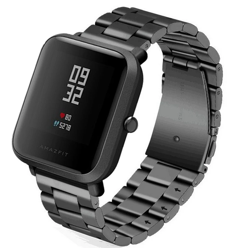 Stainless steel Strap for Huami Amazfit Bip Smart Band Fitness Tracker Accessories Belt Wristband Strap 20mm bracelet correa
Stainless steel Strap for Huami Amazfit Bip Smart Band Fitness Tracker Accessories Belt Wristband Strap 20mm bracelet correa