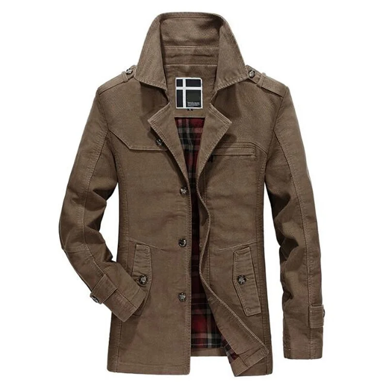 Men's jackets cotton clothes Autumn and winter coats New style Dust coat Size L-3XL
Men's jackets cotton clothes Autumn and winter coats New style Dust coat Size L-3XL