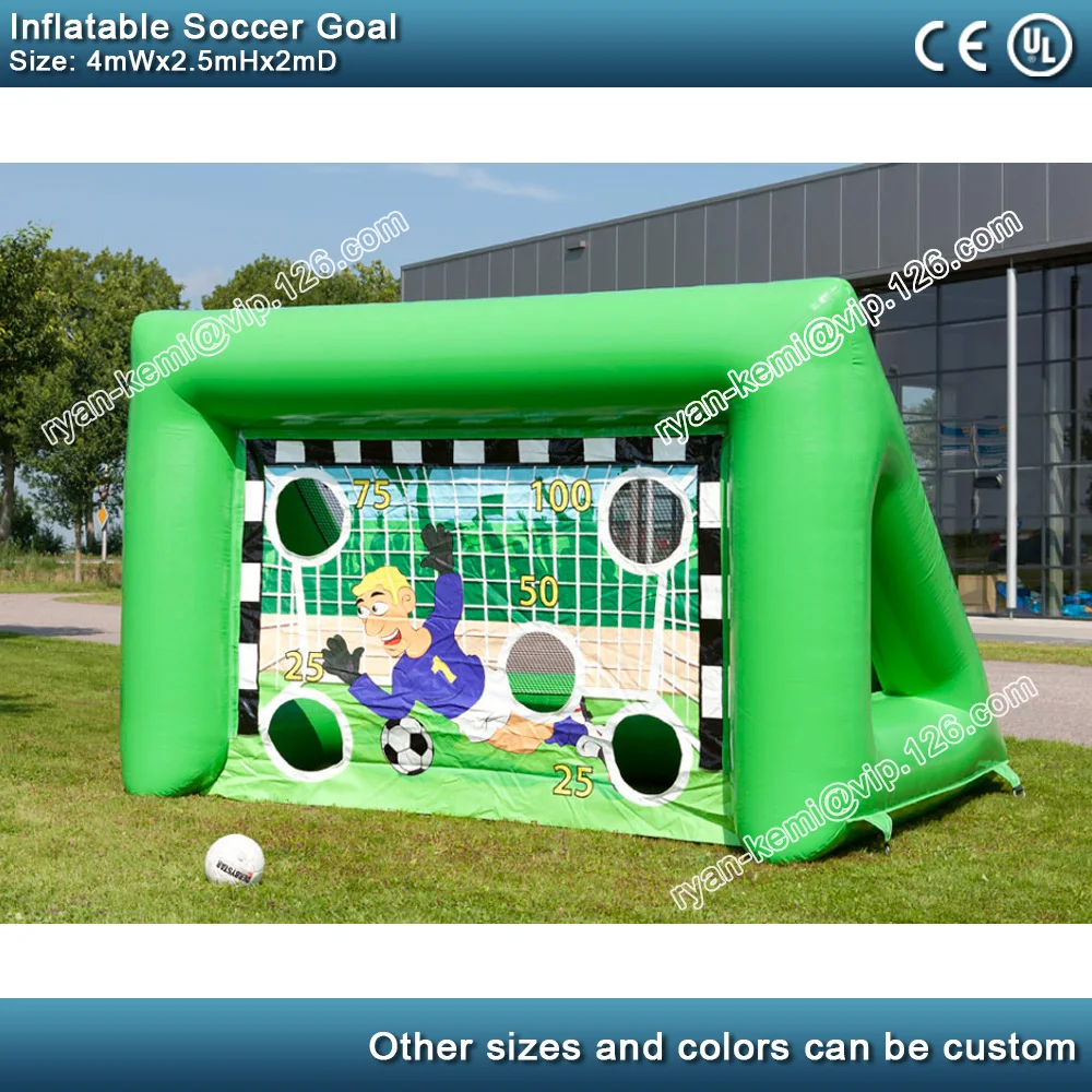 4mWx2.5mHx2mD inflatable soccer goal portable inflatable football shooting outdoor inflatable soccer target sports game
4mWx2.5mHx2mD inflatable soccer goal portable inflatable football shooting outdoor inflatable soccer target sports game