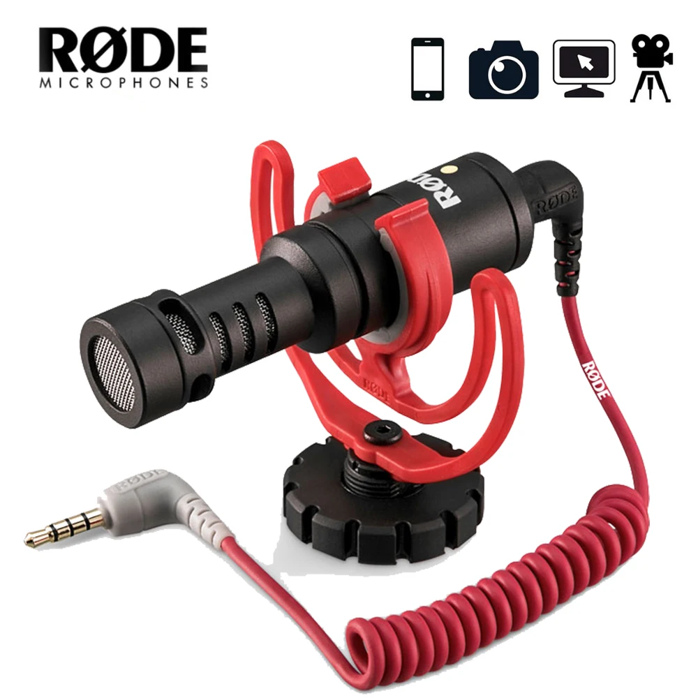 Микрофон Rode VideoMicro для записи интервью микрофон с записью Deadcat цифровой