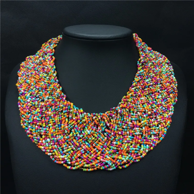 New Collier Ethnique Boheme Necklace Handmade Bohemian Collier Ethnique Africain Women Collares Grande Bohemios Choker Necklaces
New Collier Ethnique Boheme Necklace Handmade Bohemian Collier Ethnique Africain Women Collares Grande Bohemios Choker Necklaces