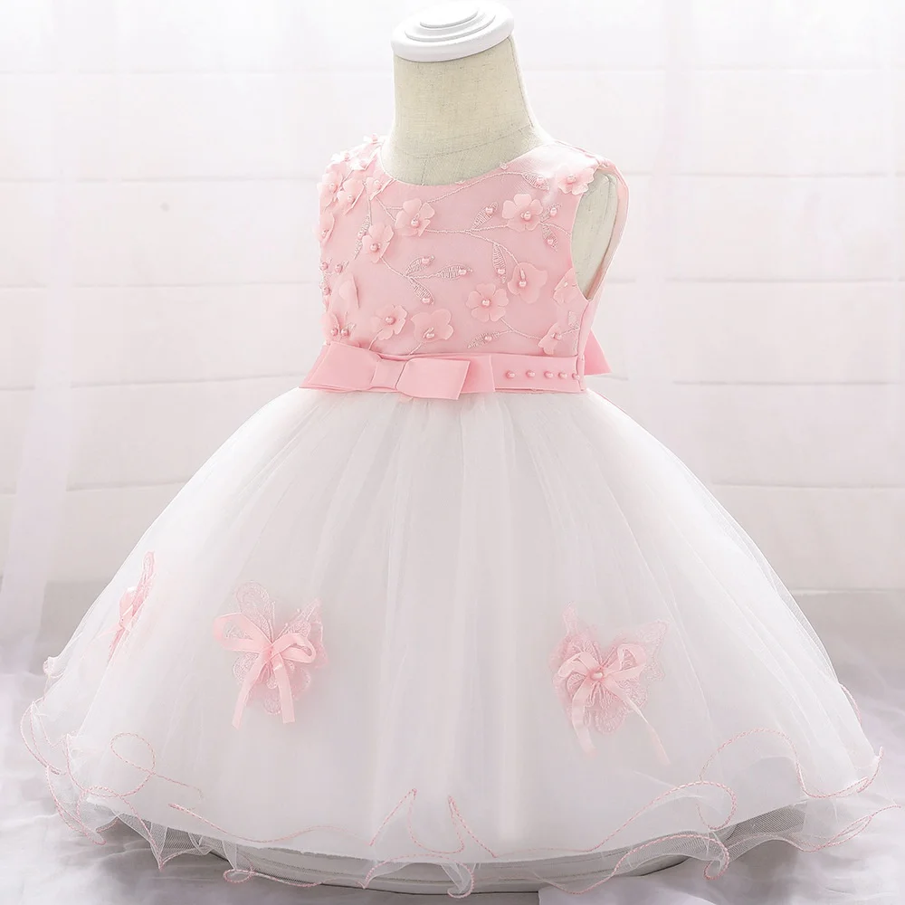 Детское платье для девочек детское принцессы свадьбы дня рождения с цветочным
