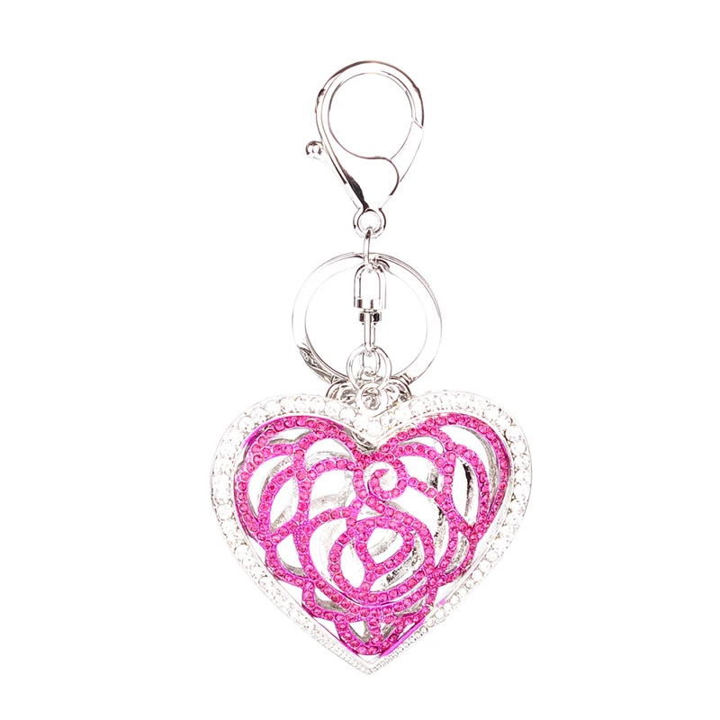 High Quality Drip Alloy Keychain Chaveiro Hollow Heart Shape Rhinestone Crystal KeyChain Women Stainless Key Ring
High Quality Drip Alloy Keychain Chaveiro Hollow Heart Shape Rhinestone Crystal KeyChain Women Stainless Key Ring