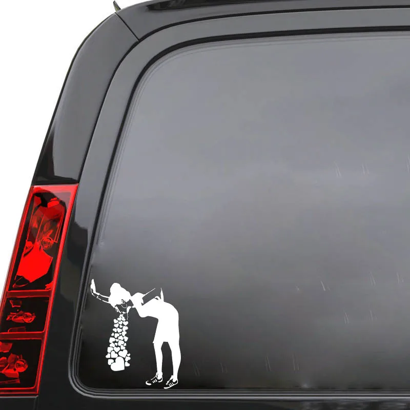 YJZT 10.4*12.6CM Full Of Love Work Hard Girl Black/Silver Artistical Design Zero Defect Vinyl Decal Car Sticker C20-0621
YJZT 10.4*12.6CM Full Of Love Work Hard Girl Black/Silver Artistical Design Zero Defect Vinyl Decal Car Sticker C20-0621