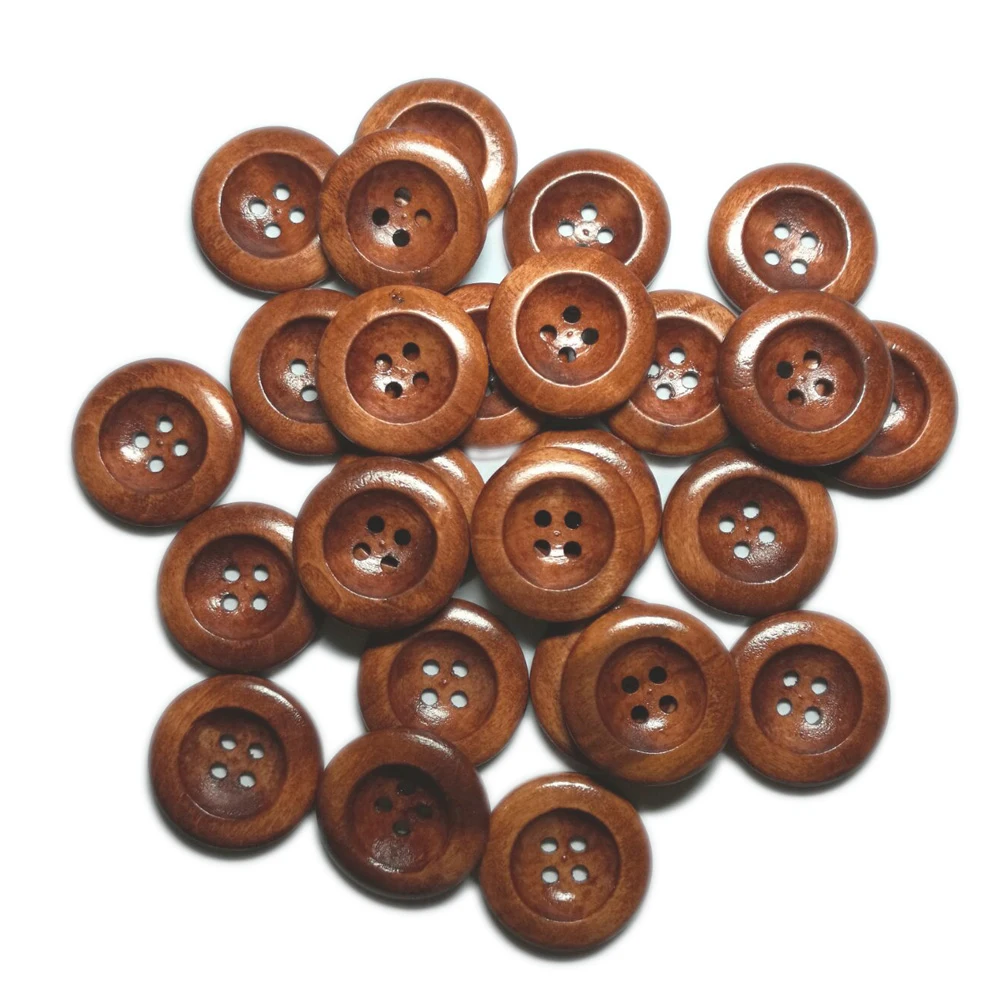 20PCS Wooden Buttons Natural Color Round 4-Holes Sewing Scrapbooking DIY Buttons Sewing Accessories Coconut Tree Wood Buttons
20PCS Wooden Buttons Natural Color Round 4-Holes Sewing Scrapbooking DIY Buttons Sewing Accessories Coconut Tree Wood Buttons