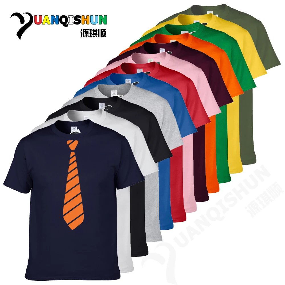 Лидер продаж 2017 модные повседневные полосатые мужские футболки YUANQISHUN с