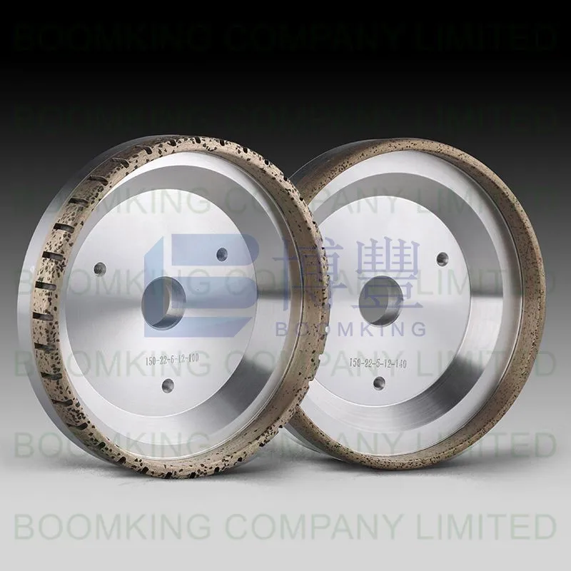 Алмазные колеса BOOMKING диаметром 150 отверстие 12/22 мм зернистость 80 #/100 #/140 #/180 #/230 #