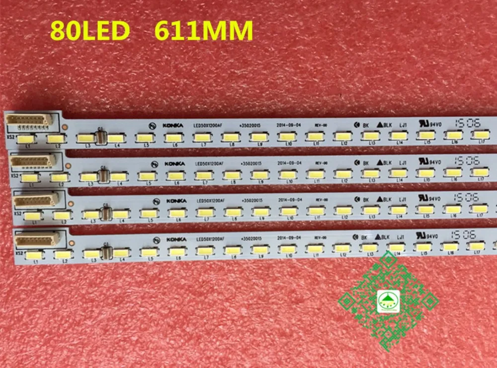 For Konka LED50X1200AF LCD TV backlight strip lamp 35020015 35019590 35019589 3501879 80 LED 611MM 100%NEW
For Konka LED50X1200AF LCD TV backlight strip lamp 35020015 35019590 35019589 3501879 80 LED 611MM 100%NEW