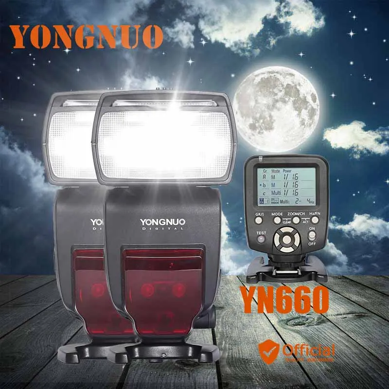 2x Беспроводная вспышка YONGNUO YN660 GN66 2,4G HSS 1/8000s + триггер для Nikon D3S D3X D3 D800 D600 D610 D7200 D7000 D90 D80
2x Беспроводная вспышка YONGNUO YN660 GN66 2,4G HSS 1/8000s + триггер для Nikon D3S D3X D3 D800 D600 D610 D7200 D7000 D90 D80
