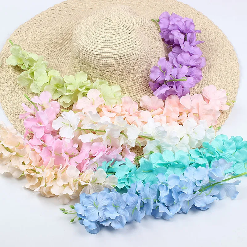 New 10pcs/lot Artificial Hydrangea Wisteria Flower String for Wedding Christmas Home DIY Wreath Handmade Accessories Supplies
New 10pcs/lot Artificial Hydrangea Wisteria Flower String for Wedding Christmas Home DIY Wreath Handmade Accessories Supplies