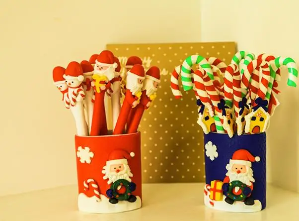 Candy Cane Pen Christmas party dolls polymer clay ballpoint pen children kids prize festive XMAS birthday back to school favors
Candy Cane Pen Christmas party dolls polymer clay ballpoint pen children kids prize festive XMAS birthday back to school favors