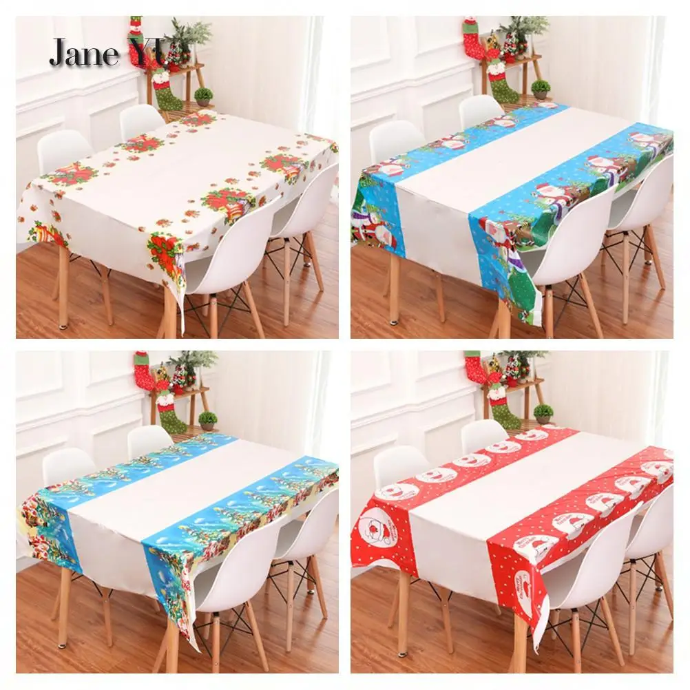 JaneYU Christmas Decorations Hotel Dining Tables Waterproof Pvc Plastic Tablecloth Dining Room Rectangular Disposable Tablecloth
JaneYU Christmas Decorations Hotel Dining Tables Waterproof Pvc Plastic Tablecloth Dining Room Rectangular Disposable Tablecloth