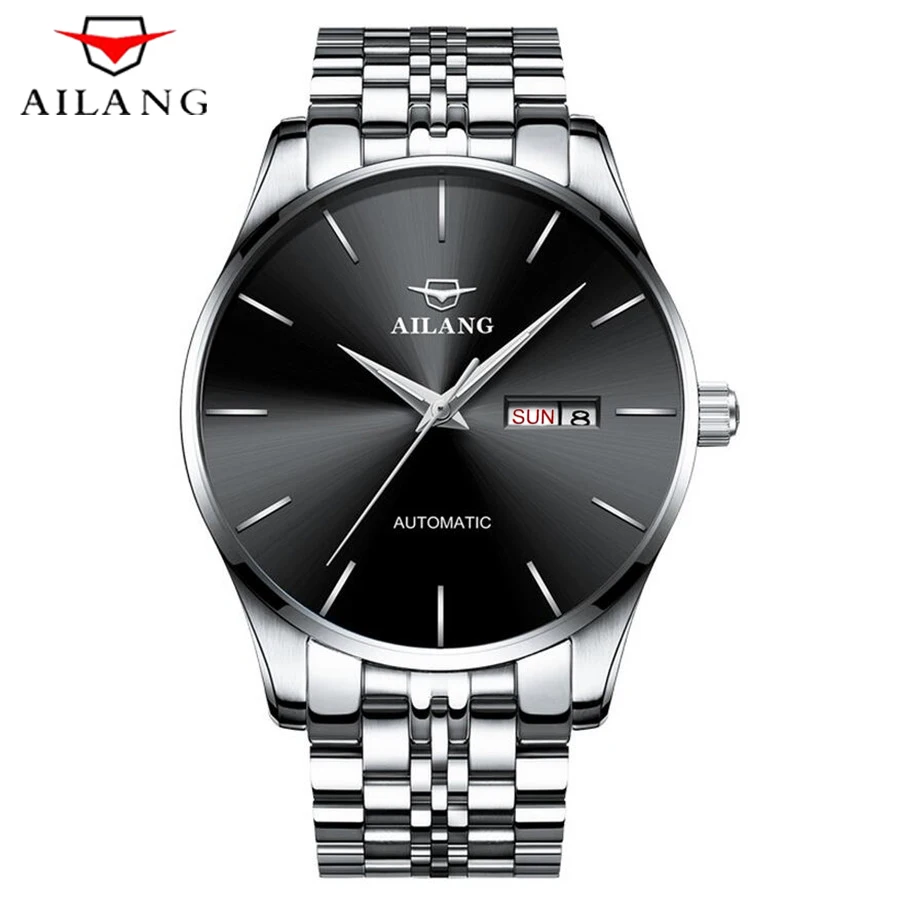 AILANG Luxury Business Watch For Men Auto Date Stainless Steel Automatic Mechanical Watch Fashion Sports Male Watches Waterproof
AILANG Luxury Business Watch For Men Auto Date Stainless Steel Automatic Mechanical Watch Fashion Sports Male Watches Waterproof