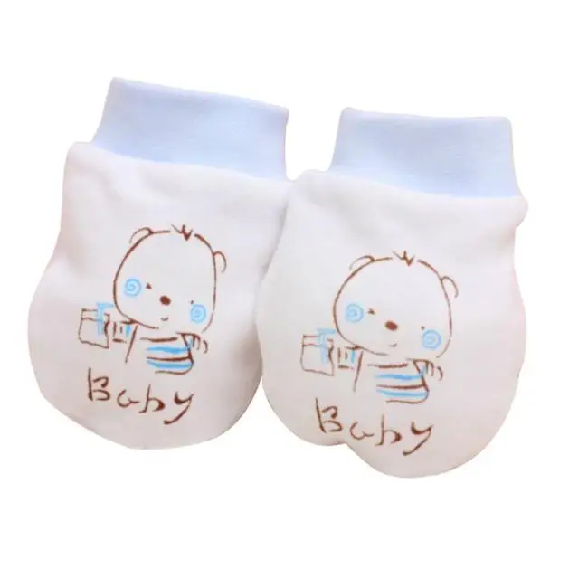 2018 Newborn Baby Gloves Anti Silicone Mitt Teething Mitten Glove Candy Wrapper Sound Teether Pink Blue 1N16 | Детская одежда и