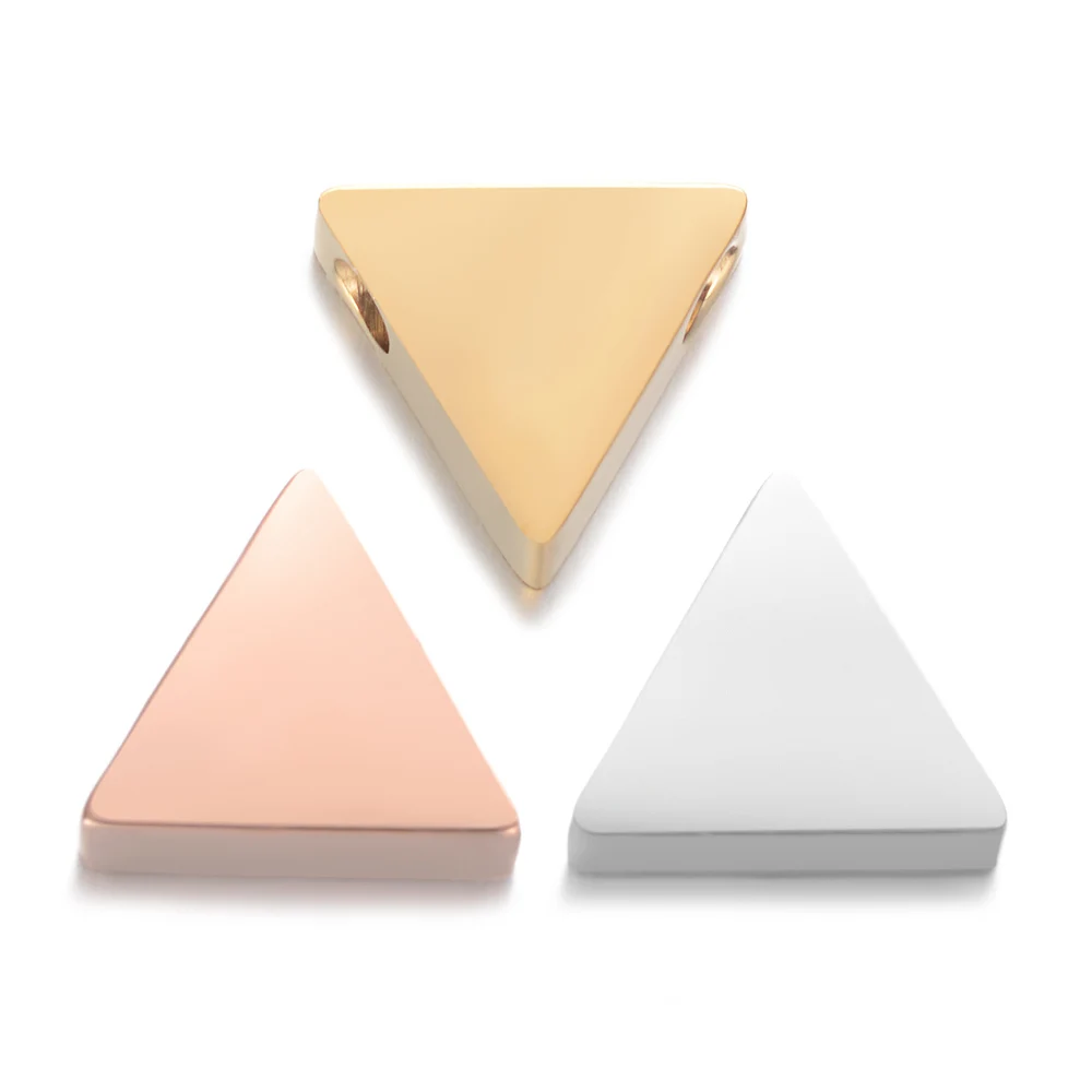 10pcs/Lot Stainless Steel Mirror Polished Small Hole Bead Charm Triangle Shaped Beads DIY Accessories 9*8mm
10pcs/Lot Stainless Steel Mirror Polished Small Hole Bead Charm Triangle Shaped Beads DIY Accessories 9*8mm