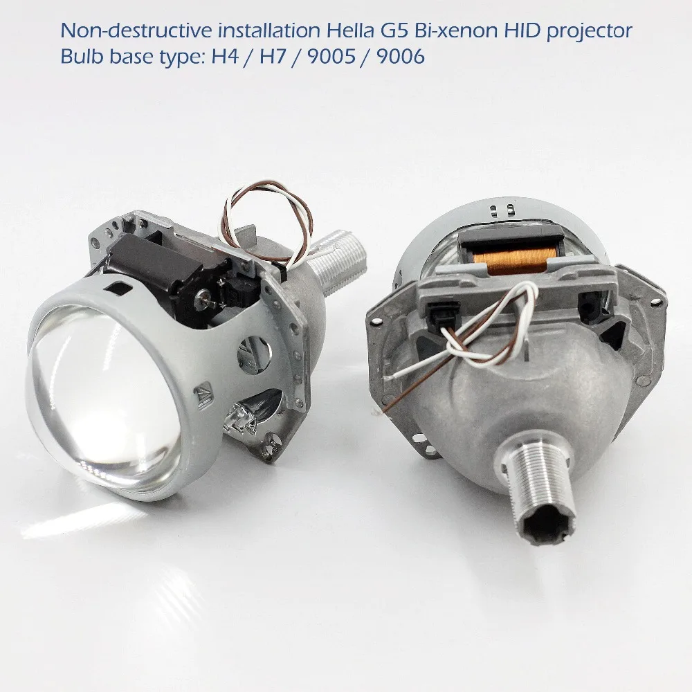 Биксеноновые HID прожекторные линзы Hella G5 с неразрушающей установкой, фары для всех видов автомобилей, модифицированный Стайлинг
Биксеноновые HID прожекторные линзы Hella G5 с неразрушающей установкой, фары для всех видов автомобилей, модифицированный Стайлинг