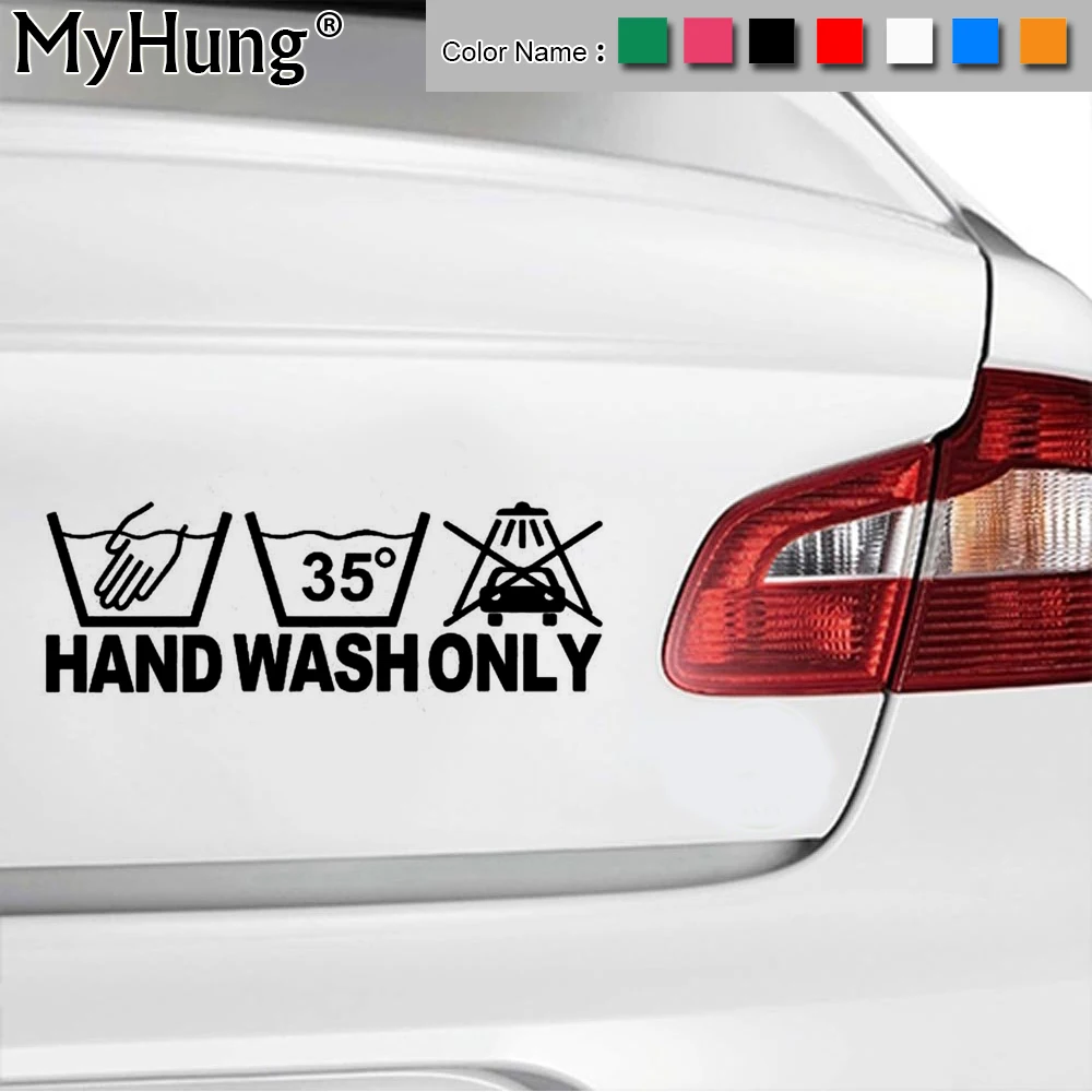 17.8*6CM New Vinyl HAND WASH ONLY Car Body Stickers Bike Motorcycle Windows Car Decals Car Styling Cool Multi Color Accessories
17.8*6CM New Vinyl HAND WASH ONLY Car Body Stickers Bike Motorcycle Windows Car Decals Car Styling Cool Multi Color Accessories