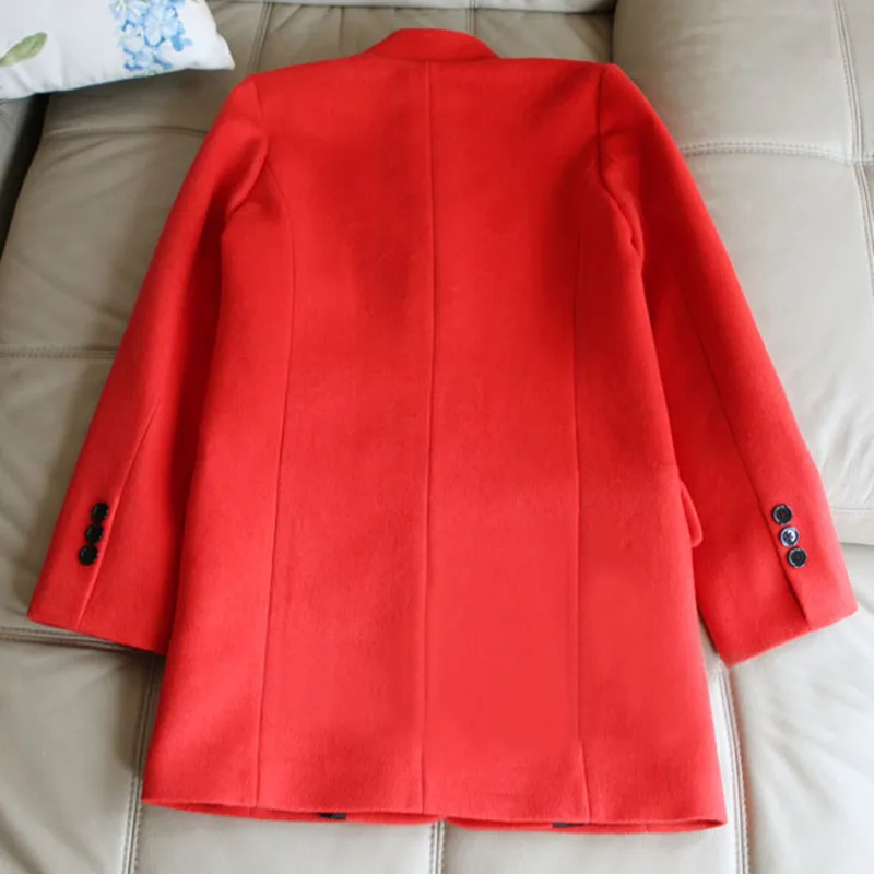Elegant Suit Woolen Coat for Women Wide Waist Long Jacket Overcoat 2020 Winter New Hot Simple BF Style Single Button Outerwear
Elegant Suit Woolen Coat for Women Wide Waist Long Jacket Overcoat 2020 Winter New Hot Simple BF Style Single Button Outerwear