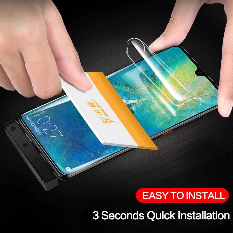 Гидрогелевая пленка SmartDevil Mate 30 защитная для экрана 20X10 Pro полное покрытие Huawei P20