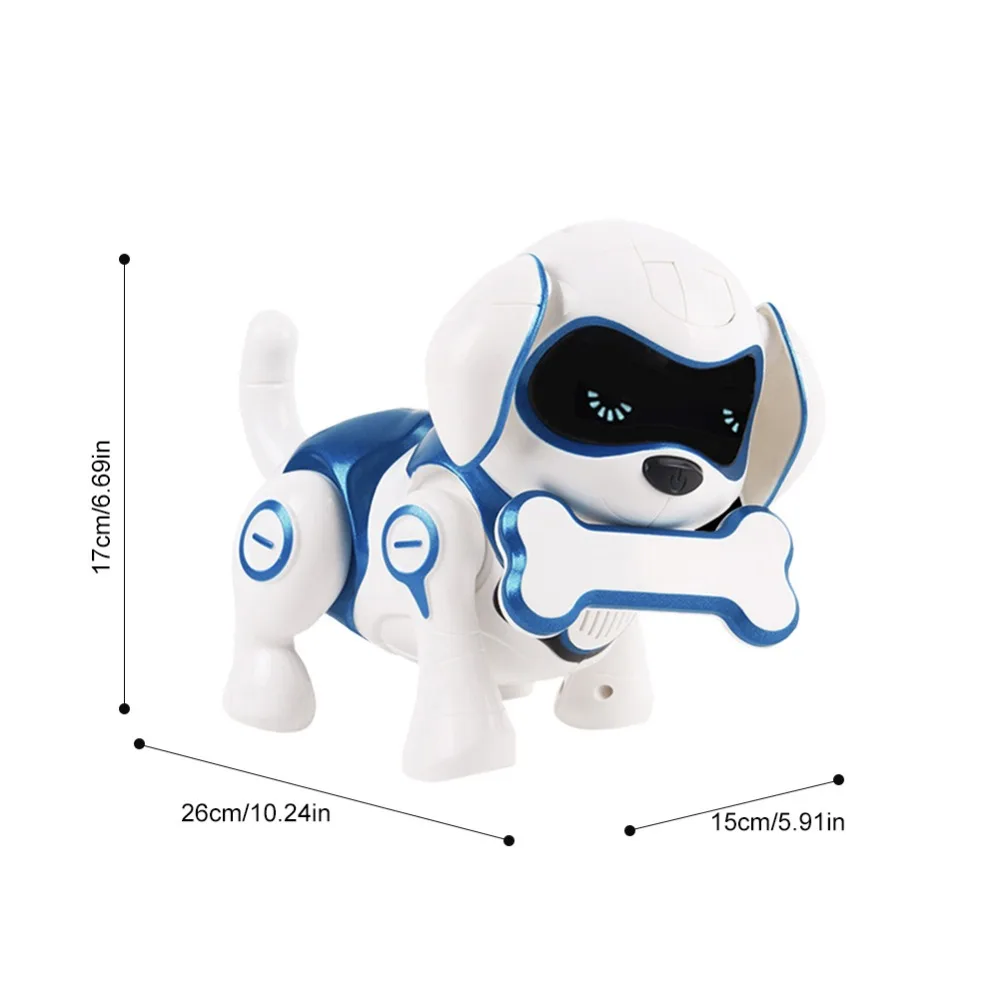 Wireless Robot Dog Toy for Kids Boys and Girls Touch Induction Talking Dog Robot Electronic Pet Toy Birthday Gift Blue P
Wireless Robot Dog Toy for Kids Boys and Girls Touch Induction Talking Dog Robot Electronic Pet Toy Birthday Gift Blue P