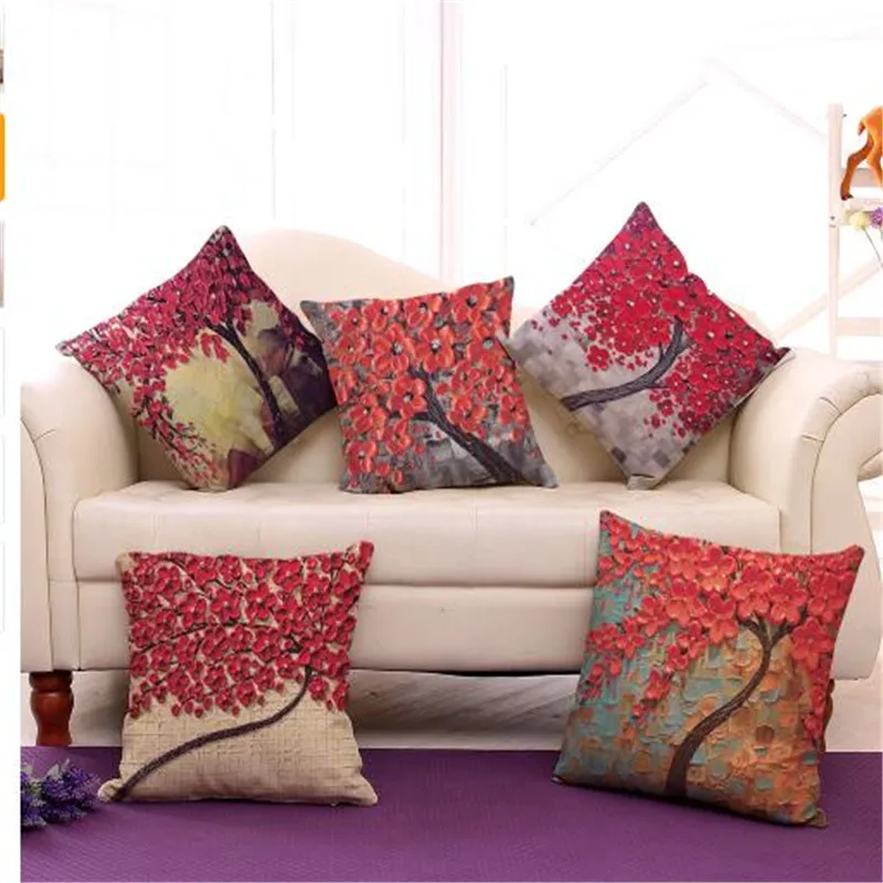 Colorful Flowers Tree Home Decorative Sofa Throw Cushion Cover Living Room Waist Square Pillow Case
Colorful Flowers Tree Home Decorative Sofa Throw Cushion Cover Living Room Waist Square Pillow Case