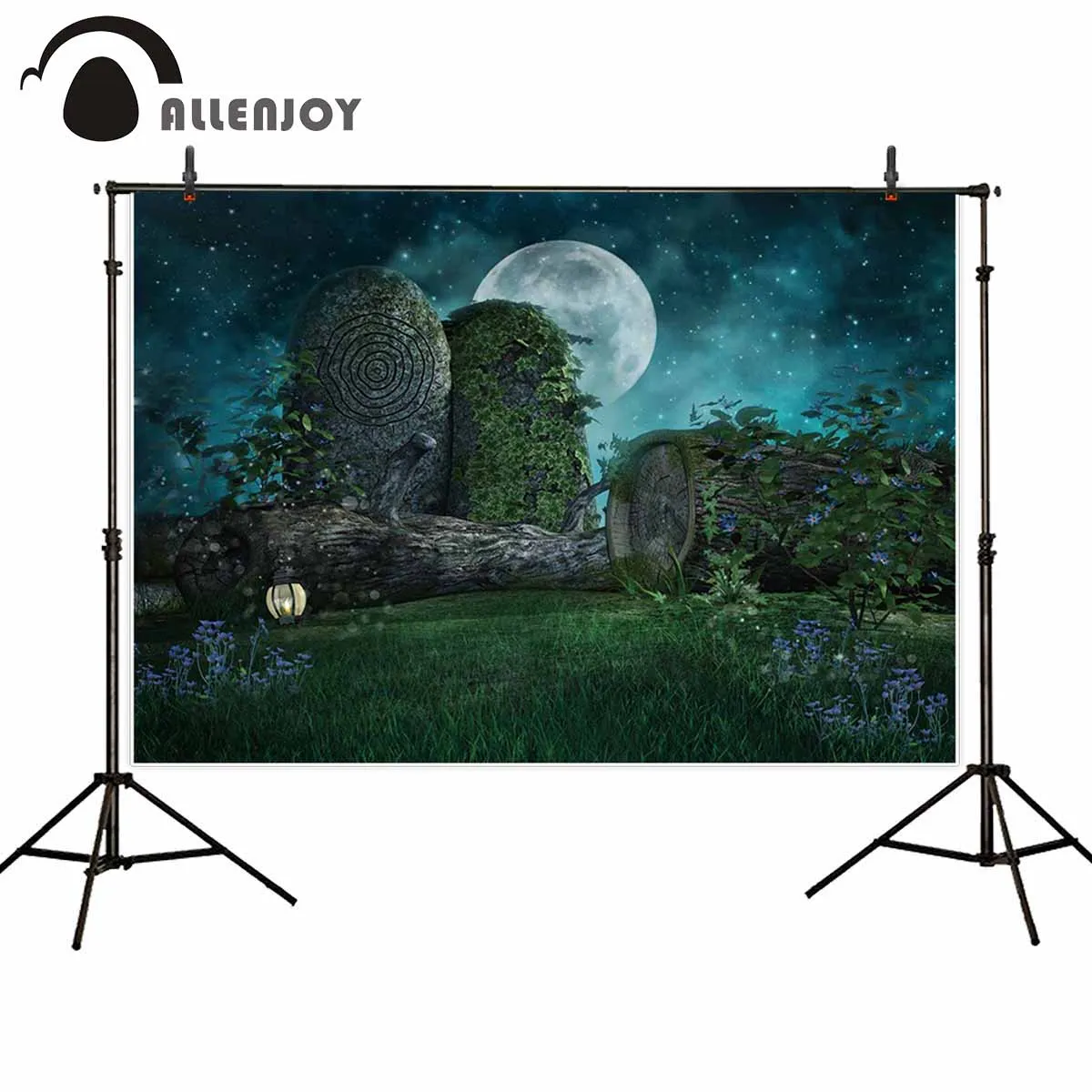 Allenjoy backgrounds for photography studio bright moon starry bule sky green shrub lavender flowers meadow backdrop photocall
Allenjoy backgrounds for photography studio bright moon starry bule sky green shrub lavender flowers meadow backdrop photocall