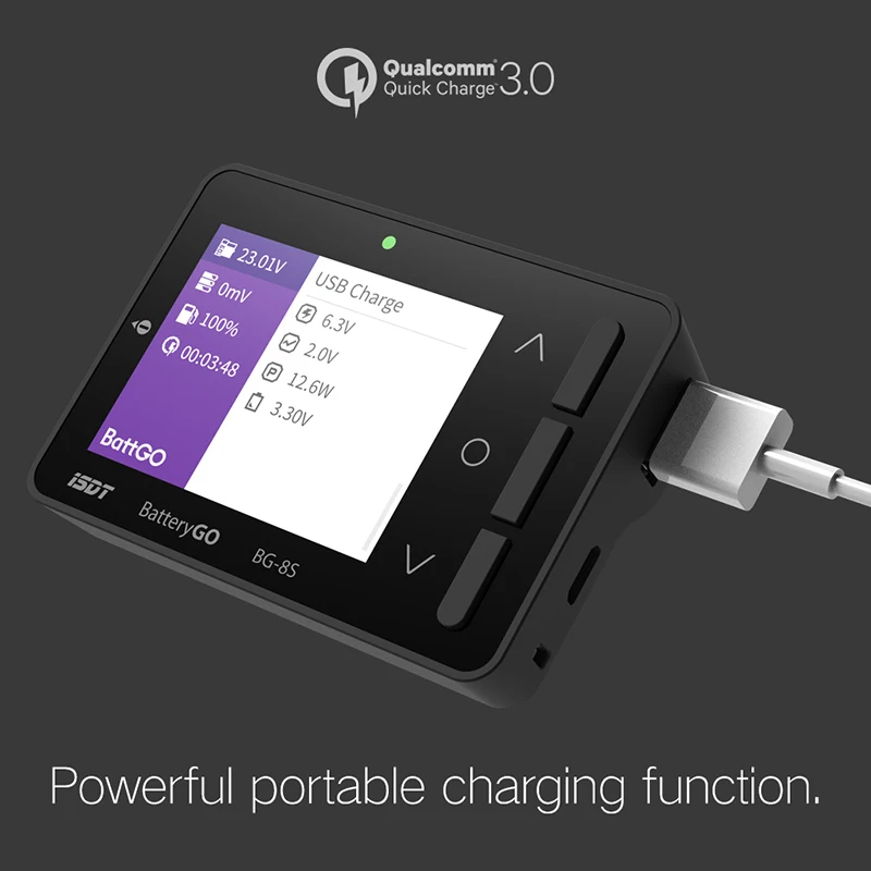 BG-8S Smart Battery Checker Quick Charge Function Balancer Receiver Signal Tester ameter volt meter IT60i connector
BG-8S Smart Battery Checker Quick Charge Function Balancer Receiver Signal Tester ameter volt meter IT60i connector