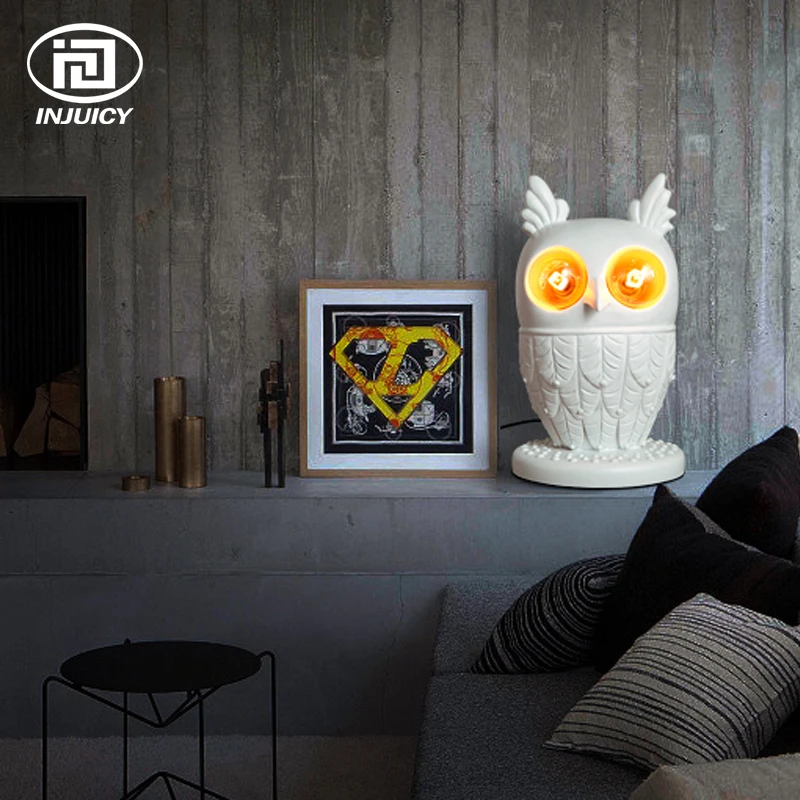 Modern Study Room LED Desk Lights Living Room Children's Room Decorate Cartoon Bedside Cute Resin Lifelike Owl Table Lamp
Modern Study Room LED Desk Lights Living Room Children's Room Decorate Cartoon Bedside Cute Resin Lifelike Owl Table Lamp
