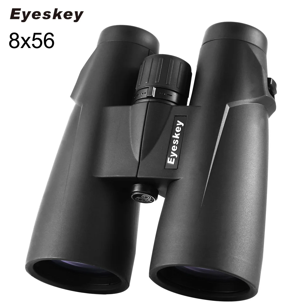 

8x56 Eyeskey профессиональный большой объектив HD бинокль Водонепроницаемый Кемпинг Охота бинокль телескоп Bak4 Призма Оптика