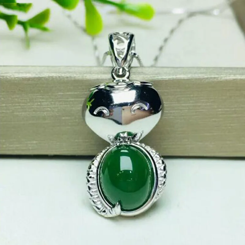 Fashion Jewelry Green Jasper Pendant Twelve Chinese Zodiac Lucky Amulet S925 Silver Necklace Women
Fashion Jewelry Green Jasper Pendant Twelve Chinese Zodiac Lucky Amulet S925 Silver Necklace Women
