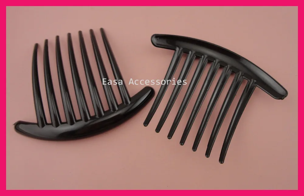 10PCS 8.5cm*10.5cm Big Black Plain 7teeth Plastic Hair Combs for Long hairs Handmade diy hair accessories,
10PCS 8.5cm*10.5cm Big Black Plain 7teeth Plastic Hair Combs for Long hairs Handmade diy hair accessories,