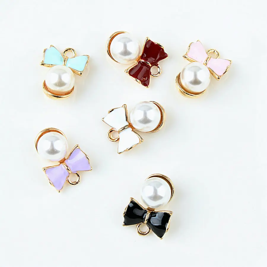 100Pcs 15*19Mm Diy Jewelry Accessories Gold Color Alloy Enamel Pearl Bow Tie Charms Pendant For Necklace Bracelet Ch0146
100Pcs 15*19Mm Diy Jewelry Accessories Gold Color Alloy Enamel Pearl Bow Tie Charms Pendant For Necklace Bracelet Ch0146
