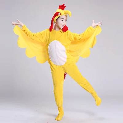Фото Новые рекламные детские костюмы с большими петухами и Крейзи Цыпленок