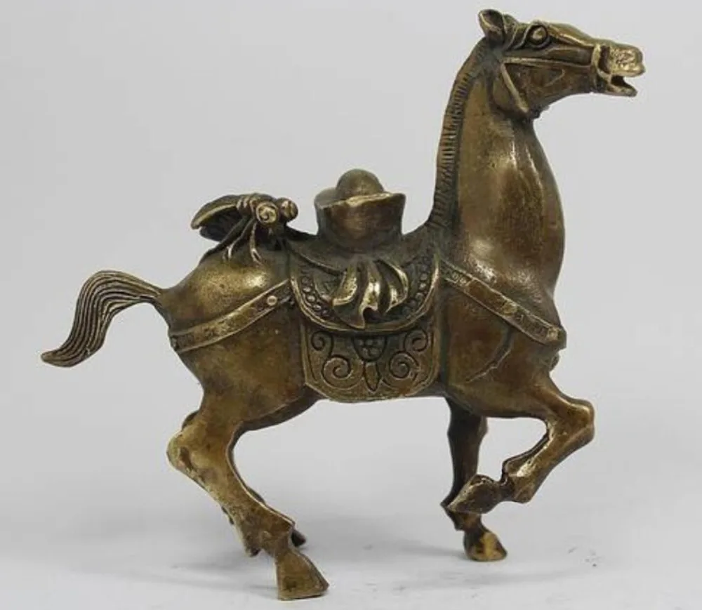 Коллекционная китайская медная статуя лошади бесплатная доставка|statue|statues