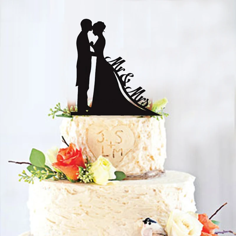 Black Acrylic 'Mr&Mrs' Wedding Cake Topper for Wedding Marriage Cake Decorating Topper OH004
Black Acrylic 'Mr&Mrs' Wedding Cake Topper for Wedding Marriage Cake Decorating Topper OH004