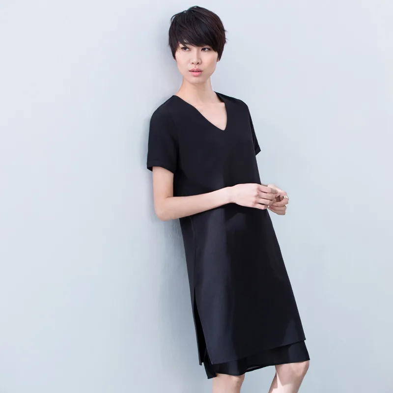 Customize summer Minimalist v-neck short sleeves double layer hem chiffon dress woman robe longue ladies plus size dresses
Customize summer Minimalist v-neck short sleeves double layer hem chiffon dress woman robe longue ladies plus size dresses