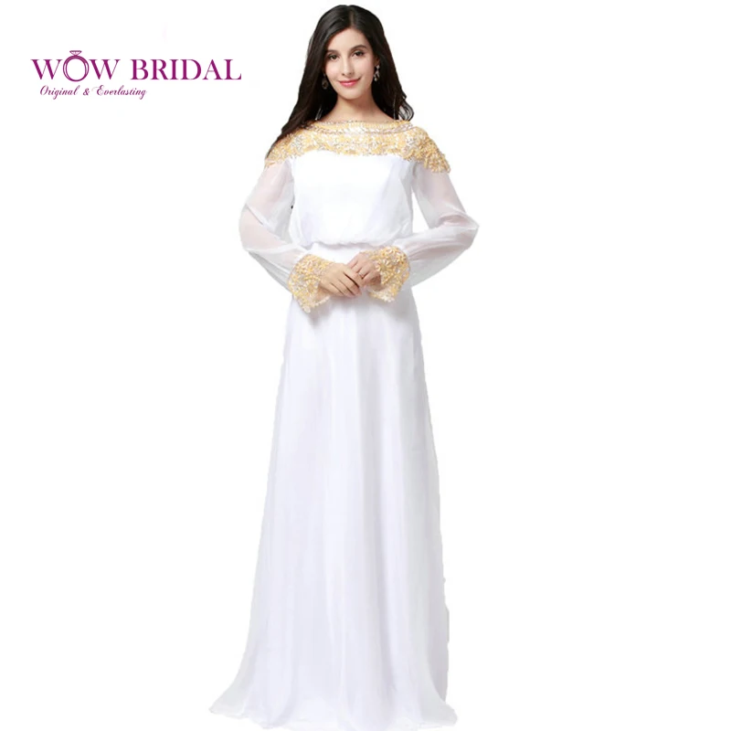 Wowbridal изящное белое вечернее платье 2021 Кристалл бисер вырез лодочкой длинный рукав тафта длинное ТРАПЕЦИЕВИДНОЕ с рюшами мусульманское платье для событий
Wowbridal изящное белое вечернее платье 2021 Кристалл бисер вырез лодочкой длинный рукав тафта длинное ТРАПЕЦИЕВИДНОЕ с рюшами мусульманское платье для событий