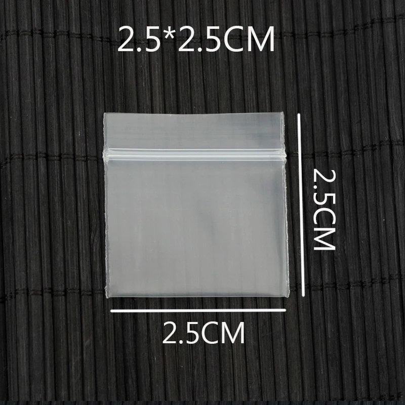 100pcs/lot 2.5x2.5cm Jewelry Ziplock Reclosable Plastic Poly Clear Bags Wholesale
100pcs/lot 2.5x2.5cm Jewelry Ziplock Reclosable Plastic Poly Clear Bags Wholesale