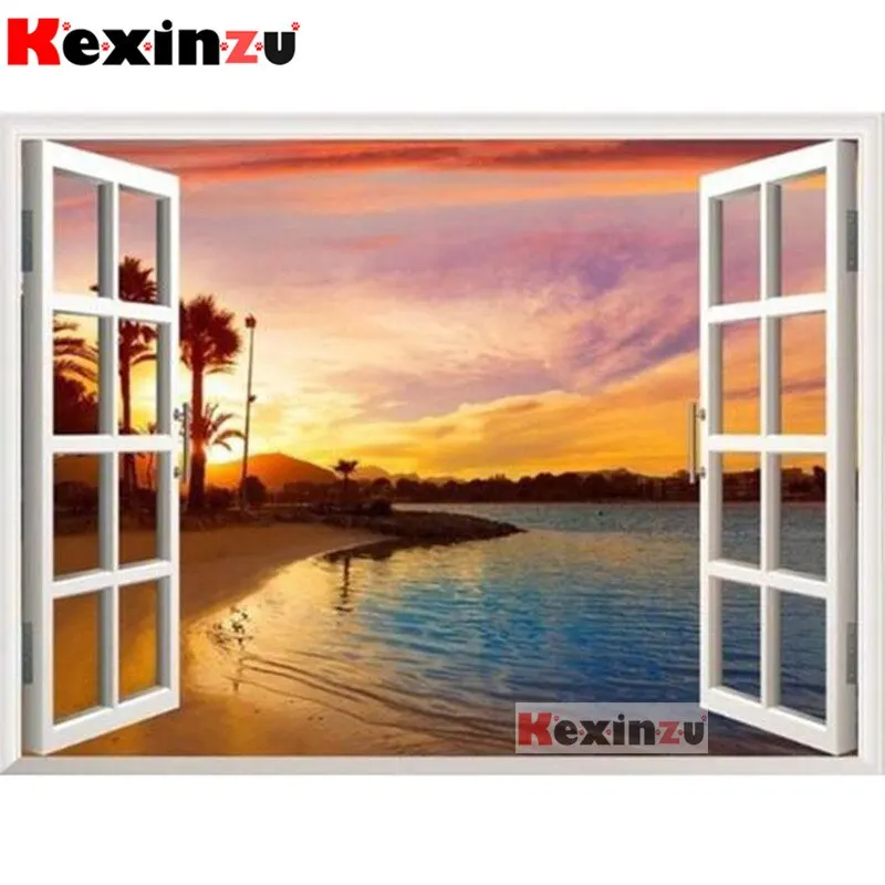 Full DIY Square Round Diamond Painting Cross Stitch Kit-Scenery outside the window-3d Embroidery Mosaic Resin Home Decor K6665
Full DIY Square Round Diamond Painting Cross Stitch Kit-Scenery outside the window-3d Embroidery Mosaic Resin Home Decor K6665