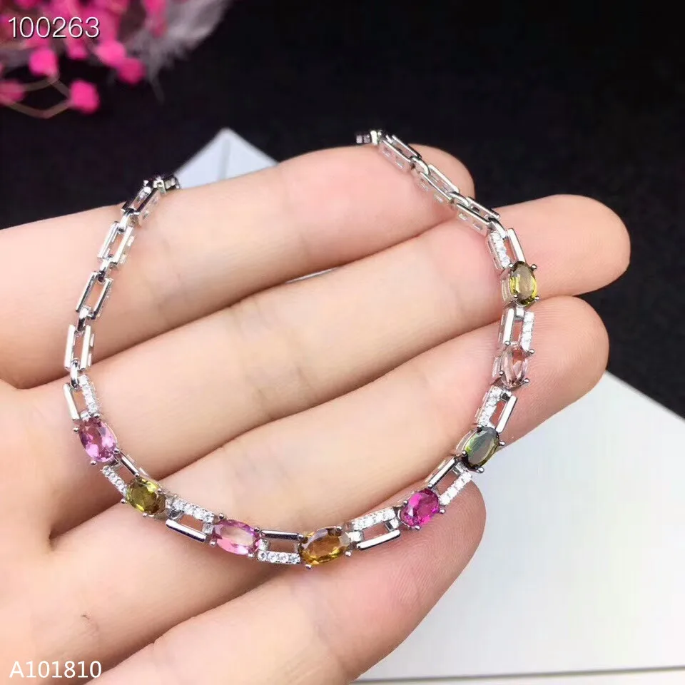 KJJEAXCMY fine jewelry 925 pure silver inlaid natural tourmaline female Bracelet support test
KJJEAXCMY fine jewelry 925 pure silver inlaid natural tourmaline female Bracelet support test