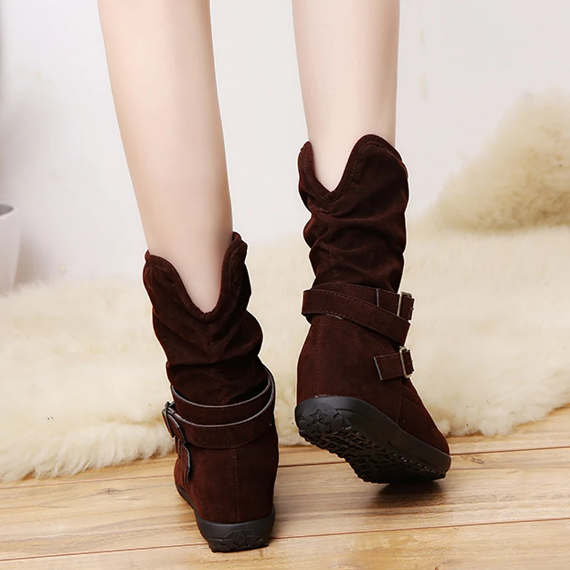 EISWELT Women Fashion Winter Snow Boots Female Shoes Women Non-slip Buckles Plus Velvet Ladies Boots Women Suede Shoes
EISWELT Women Fashion Winter Snow Boots Female Shoes Women Non-slip Buckles Plus Velvet Ladies Boots Women Suede Shoes