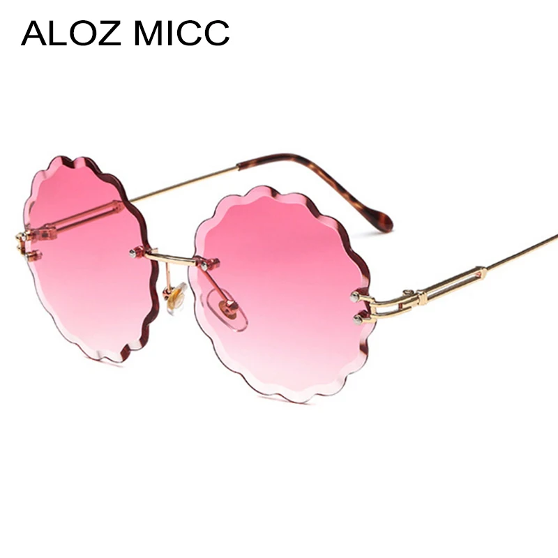 ALOZ MICC Rimless Round Sunglasses Women 2019 New Fashion Sun Glasses Female Metal Frame Goggles Eyewear UV400 Q651
ALOZ MICC Rimless Round Sunglasses Women 2019 New Fashion Sun Glasses Female Metal Frame Goggles Eyewear UV400 Q651