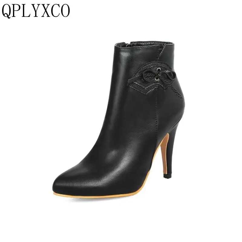 QPLYXCO 2018 Small& Big size 28-52 ankle boot short Autumn winter style Sexy Women Platform high heels wedding Party shoes Y708
QPLYXCO 2018 Small& Big size 28-52 ankle boot short Autumn winter style Sexy Women Platform high heels wedding Party shoes Y708