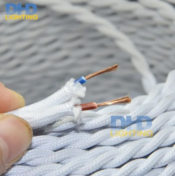Free shipping 25meters/roll fabric cable vintage edison filament bulb DIY pendant cord 2*0.75 white braided textile fabric wire
Free shipping 25meters/roll fabric cable vintage edison filament bulb DIY pendant cord 2*0.75 white braided textile fabric wire