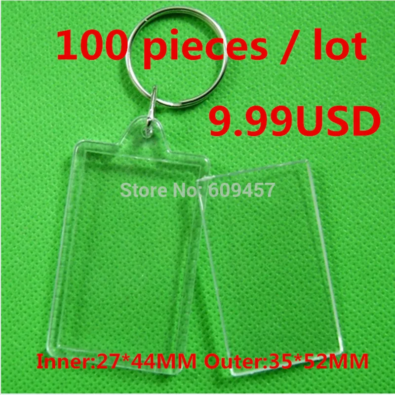 100pcs/lot Acrylic transparent Key chains photo frame keychains cross stitch keychains DIY blank key chains
100pcs/lot Acrylic transparent Key chains photo frame keychains cross stitch keychains DIY blank key chains