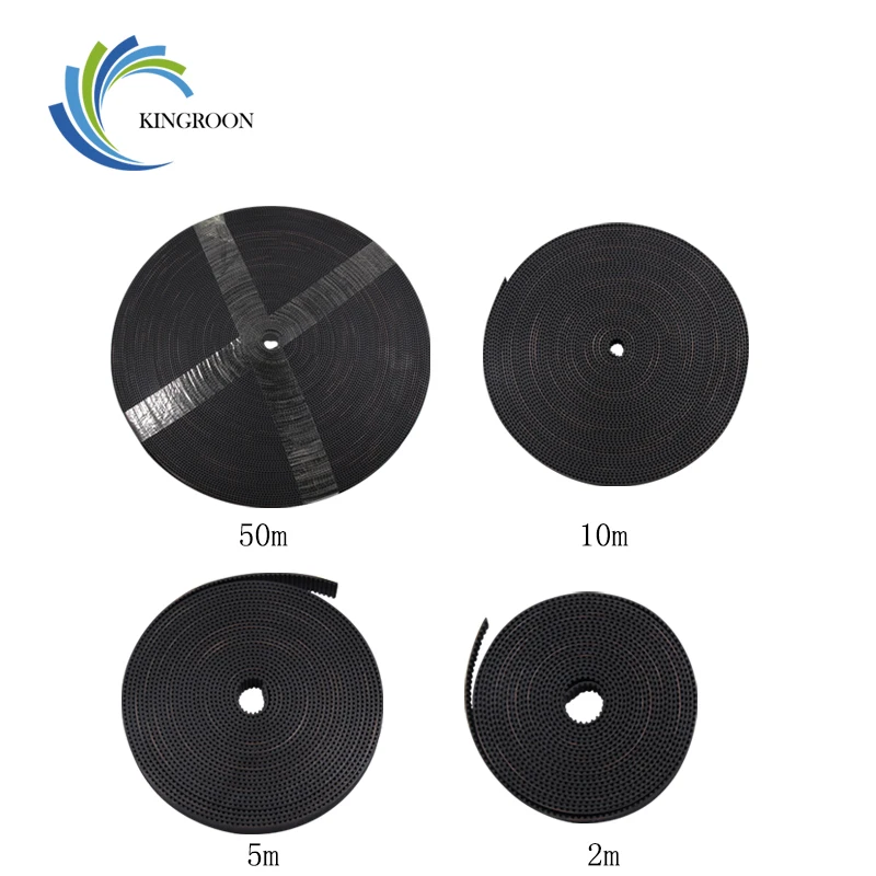 KINGROON 5M 10M 50M GT2 Timing Belt Width 10mm For 3D Printer 2GT Open Belt Transmission Belt GT2 Picth 2mm Black Belt Parts 2
KINGROON 5M 10M 50M GT2 Timing Belt Width 10mm For 3D Printer 2GT Open Belt Transmission Belt GT2 Picth 2mm Black Belt Parts 2