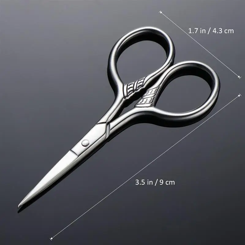 Stainless Steel Mustache Trimming Shear Men Beard Scissors for Facial Body (Silver)
Stainless Steel Mustache Trimming Shear Men Beard Scissors for Facial Body (Silver)
