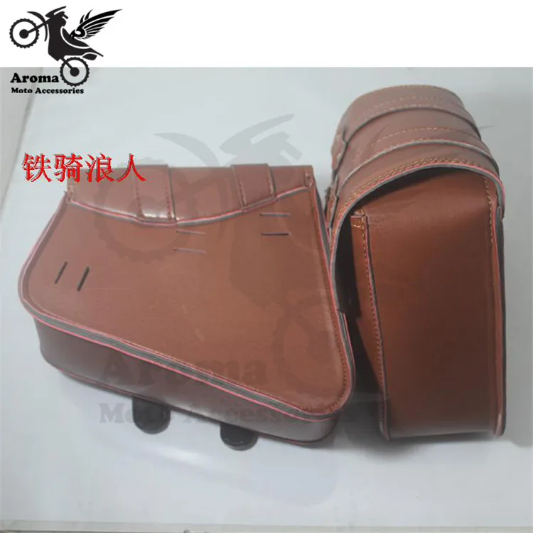 Motorcycle Saddlebags Pu Leather Front Rear Fork Tool Bag Luggage Suitcase Seat Bag for Harley Davidson XL883 XL1200 Sportster 
Motorcycle Saddlebags Pu Leather Front Rear Fork Tool Bag Luggage Suitcase Seat Bag for Harley Davidson XL883 XL1200 Sportster