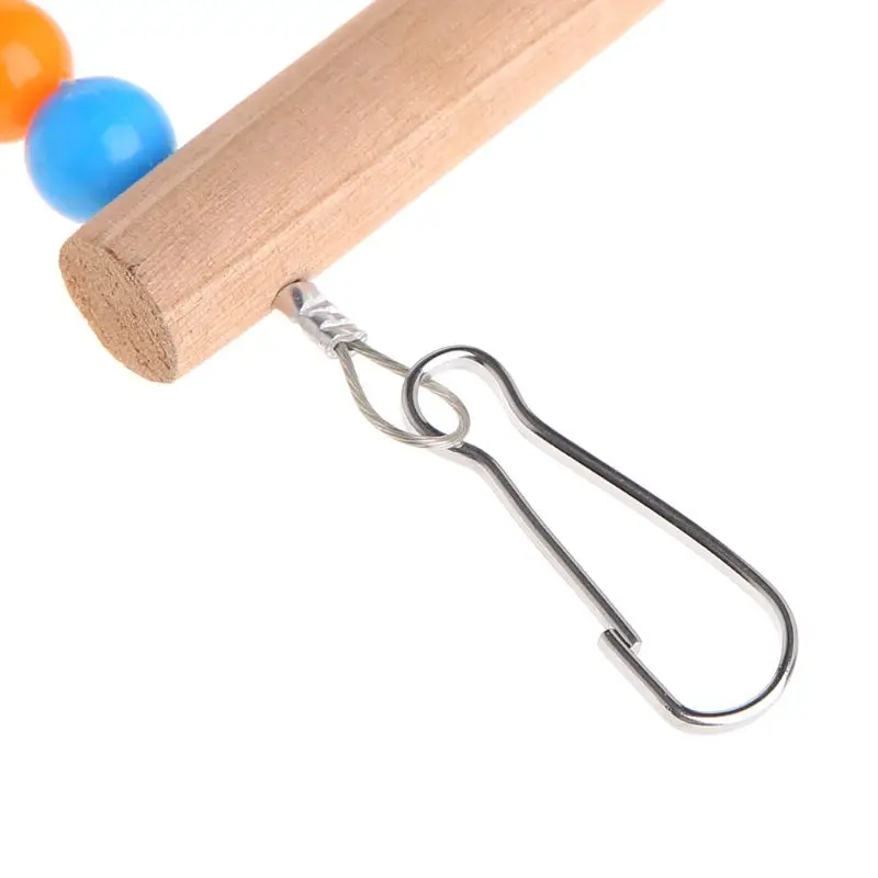 OOTDTY Natural Wood Pet Parrot Toys Ladder Climb Bird Parakeet Hanging Cage Staircase Stand Perch
OOTDTY Natural Wood Pet Parrot Toys Ladder Climb Bird Parakeet Hanging Cage Staircase Stand Perch
