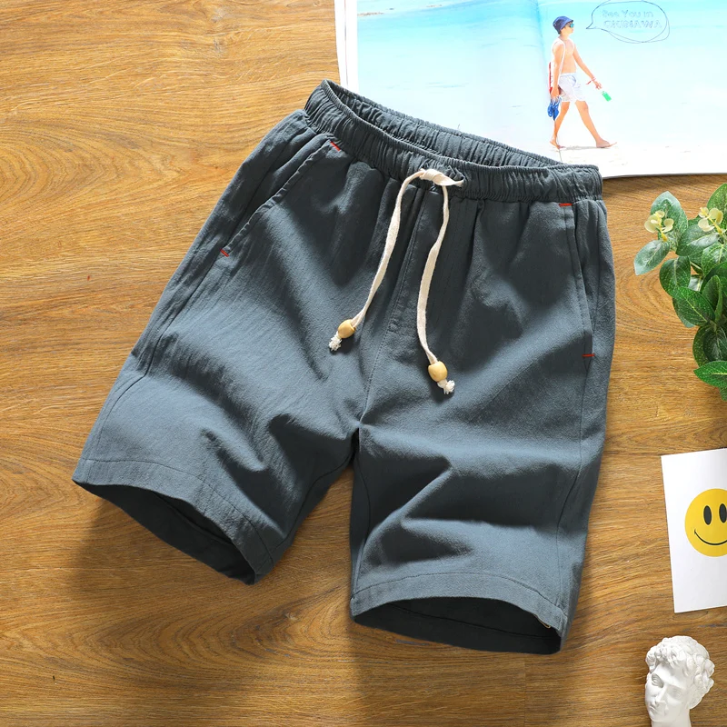 Men's Casual Shorts Summer New Fashion Men's Classic Linen Breathable Shorts Men's Summer Solid Color Cotton Beach Shorts
Men's Casual Shorts Summer New Fashion Men's Classic Linen Breathable Shorts Men's Summer Solid Color Cotton Beach Shorts